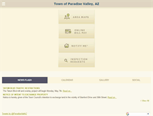 Tablet Screenshot of ci.paradise-valley.az.us